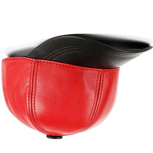 Outdoor Streetwear Leather <b>Hats</b> Fashion Use Adjustable Straps Lightweight Breathable Men Women Stylish Leather <b>Hats</b> - Product Image 3