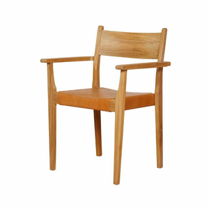 เก้าอี้รับประทานอาหารสไตล์โมเดิร์น โครงไม้สัก สำหรับเฟอร์นิเจอร์บ้านและสวน จากอินโดนีเซีย - Product Image 3