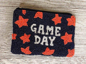 MD HANDICRAFTS HandBeaded Embroidery Classic Coin Purses Artisanal Floral Mixed Colors Zipper Pouches Polyester Lining Wrist - Product Image 1