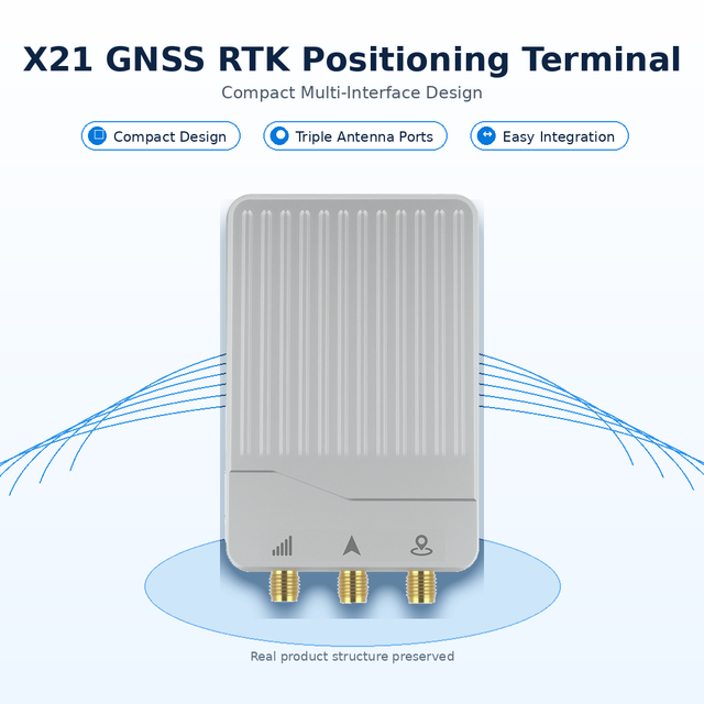 Vehicle GPS Tracking Device with UWB IP54 Rated 4G & Bluetooth Enabled Multi-Frequency Receiver Supporting GALILEO/GLONASS/BDS