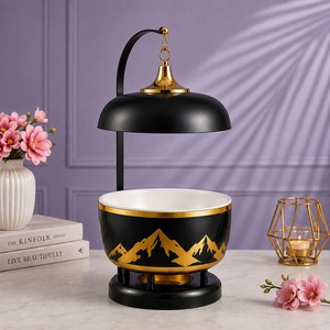 Premium Decorative Serving Dish Crafted With Matte <b>Black</b> Finish Stunning Golden Arabic Calligraphy Durable Metal Elegant Frame - Product Image 6