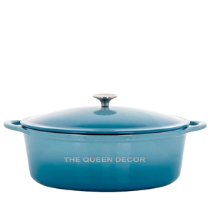 หม้อสแตนเลสทรงกลมสีน้ำเงินสุดหรูทันสมัยสำหรับเครื่องครัว โรงแรม และร้านอาหาร - Product Image 6