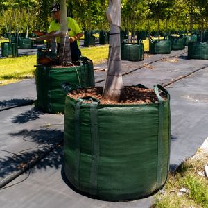 High Quality 500L HDPE <b>Planter</b> Grow Bag with 4 Heavy Duty Handles UV Resistant <b>Tree</b> Nursery Planting Container - Product Image 1