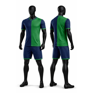 Tenues de football personnalisées pour clubs, ensemble maillot de match, polyester à séchage rapide, vêtements d'équipe, vente en gros, prix abordable, uniformes de football OEM - Product Image 1
