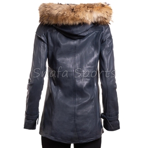 High Quality Custom Made Design Fashion Women <b>Leather</b> <b>Jacket</b> Cheap Price <b>Long</b> Sleeve <b>Leather</b> <b>Jacket</b> For Women - Product Image 5
