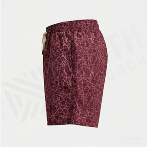 กางเกงขาสั้นผู้ชายผ้าโพลีเอสเตอร์ผสมคอตตอนสำหรับทุกสภาพอากาศ ลายพิมพ์ 3 มิติ สะท้อนแสง กางเกงชายหาดฤดูร้อน แฟชั่นเท่ห์ ระบายอากาศได้ดี - Product Image 3