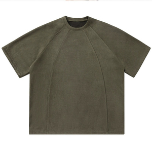 เสื้อยืดโอเวอร์ไซส์สไตล์วินเทจขาดๆ สำหรับผู้ชาย สตรีทแวร์ ผ้าฝ้ายฟอกสี แขนสั้น ทรงหลวม แฟชั่นลำลอง ฤดูร้อน - Product Image 1