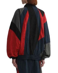 Chaqueta cortavientos de nailon de bloque de Color informal para exteriores de alta calidad chaqueta a prueba de viento transpirable de Color de retazos de calle de talla grande - Product Image 4