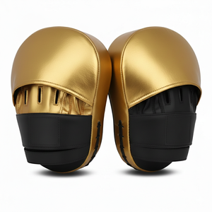 Pads de frappe en cuir pour la boxe, pads de frappe en mousse haute densité, mitaines de frappe en cuir multicouche pour le MMA - Product Image 3