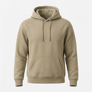 Sudadera con Capucha Oversize de Algodón Liso Teñido y Bordado, Servicio OEM de Impresión DIY, Sudadera Suave de Alta Calidad, Color Personalizado - Product Image 1