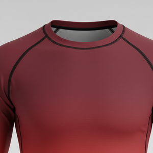 เสื้อแรชการ์ดแขนยาวแบบยูนิเซ็กซ์ แห้งเร็ว กระชับรูปทรง เหมาะสำหรับเล่นเซิร์ฟ ดำน้ำตื้น ดำน้ำลึก และฝึกซ้อม - Product Image 6