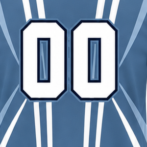 Steel Blue <b>White</b> Rugby Jersey <b>Short</b> <b>Sleeve</b> V Neck Team Uniform Breathable Lightweight Custom Training Sportswear <b>Shirt</b> - Product Image 6