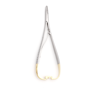 Portaagujas Mathieu-Kocher con Abrazadera Interna TC 2mm 14cm, Instrumento Quirúrgico de Acero Inoxidable para Sutura de Precisión - Product Image 3