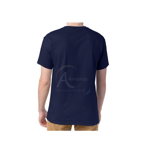 เสื้อยืดแขนยาวคอกลมทรงหลวมสำหรับผู้ชาย ผ้าฝ้าย ซึมซับเหงื่อ แห้งเร็ว ระบายอากาศดี เป็นมิตรกับสิ่งแวดล้อม ดีไซน์ปรับแต่งได้ - Product Image 3