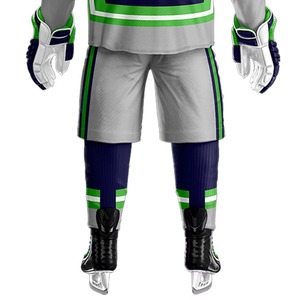 Uniforme de hockey sur glace personnalisé en gros avec sublimation et patchwork brodé |   Fournisseur OEM de pantalons en jersey - Product Image 6