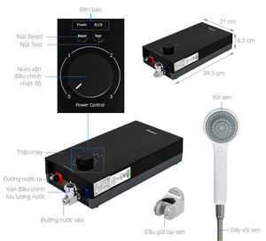 Chauffe-eau électrique instantané à chauffage rapide, économie d'énergie, longue durée de vie - Fabricant OEM Vietnamien - Product Image 1