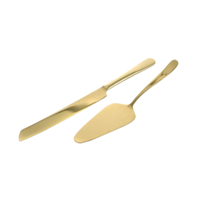 Cuchillo divisor de tartas, cortador, rebanador, servidor y levantador de tartas con mango metálico, juego de cuchillo y servidor para tartas de boda y fiestas de cumpleaños - Product Image 3