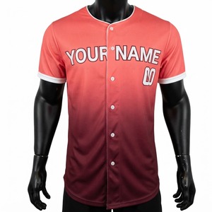 Custom <b>Ombre</b> Green Yellow Baseball Jersey Pinstripes Button Men's Athletic Team <b>Top</b> Digital Printing Short Sleeve Crew Neck 100% - Product Image 6