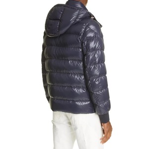 Men's Casual Winter Parka Jacket High Street Fashionable Warm Breathable Eco-friendly Puffer Coat Stand Lightweight <b>Canvas</b> <b>Plain</b> - Product Image 3