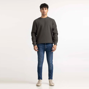 Sudadera Personalizada para Hombre, Cuello Redondo, Color Amarillo, Manga Regular, 100% Algodón, Transpirable, Anti-Pilling, Anti-Arrugas, Anti-Encogimiento, 300g - Product Image 1