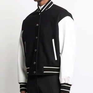 OEM Manufacturer High Quality Fabric Made Custom Logo Design Varsity <b>Jackets</b> For Wholesale Custom Embroidery Varsity <b>Jackets</b> - Product Image 4