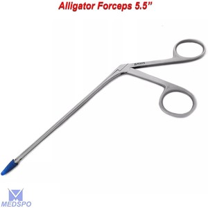 Pinzas de Alligator de 3.5 Pulgadas con Punta Serrada, Pinza Quirúrgica con Certificación CE, Instrumento Manual para Cirugía General - Product Image 3