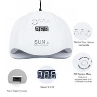 Lampe de séchage pour vernis gel à double source lumineuse, mode basse température, construction durable et personnalisable