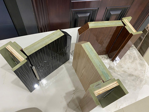 Porte en bois massif MDF de haute qualité, personnalisée, anti-termites, pour entrée principale, nouveaux designs, portes affleurantes pour villa, utilisation extérieure, intérieur - Product Image 3