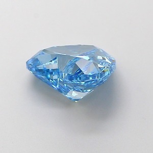Diamant de laboratoire CVD bleu vif fantaisie, taille cœur modifiée, 1,59 carat, clarté VS1, polissage excellent, pierre précieuse de luxe premium - Product Image 2