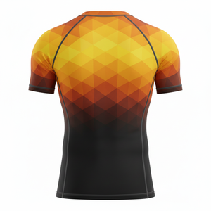 Camiseta de compresión personalizada sublimada para hombres, mujeres y niños, para MMA, BJJ, Jiu Jitsu, entrenamiento sin gi, duradera, al por mayor, ropa de natación. - Product Image 2