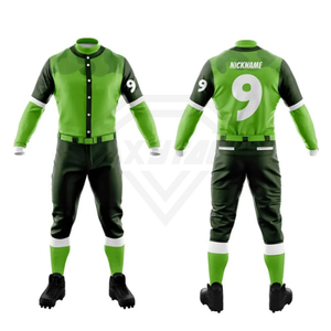 Best Men's <b>Baseball</b> & Softball Uniform <b>Set</b> Breathable and Comfortable Customizable Sublimation Design Wear Cheap Price OEM - Product Image 4
