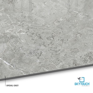 Venta de fábrica: Azulejos de porcelana pulida esmaltada de 60x60 cm, 600x600 mm, 60x60 cm, color gris espiral - Product Image 2