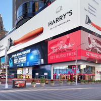 Affichage LED couleur plein écran pour publicité extérieure, panneau commercial P10, résistance à l'eau IP65, résolution 4K, haute luminosité, compatible lumière du soleil