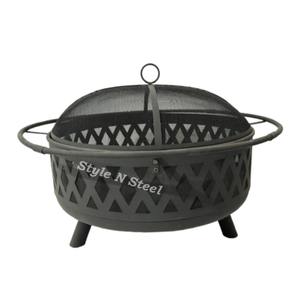 Luxuries <b>fire</b> <b>pit</b> indoor Iron <b>Fire</b> <b>Pit</b> with Heat Resistant Paint Freestanding Design Coal/Wood Burning Outdoor Heater - Product Image 2