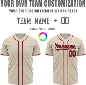 Nouvelle Arrivée 2026 Maillot de Baseball Personnalisé avec Logo d'Équipe, Sublimation, Appliqué Brodé, Authentique pour Softball et Baseball - Product Image 5