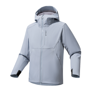 Veste à capuche rouge pour homme, écologique, respirante, imperméable, coupe-vent, sportive, pour l'extérieur, manteau d'automne, fermeture éclair, doublure en polyester - Product Image 2