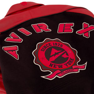 Chaqueta Bomber Gruesa de Poliéster Negra para Hombre con Logotipo Bordado para el Super Bowl LIX, Chaqueta Casual de Otoño con Cierre de un Solo Botón - Product Image 4