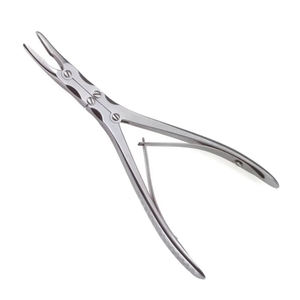 Instrumentos Ortopédicos Profesionales: Pinzas de Hueso Beyer de Diseño Curvo, de Acero Inoxidable de Alta Resistencia - Product Image 1