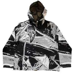 เสื้อฮู้ดแฟชั่นไซส์ใหญ่สำหรับผู้หญิง ลายเทปสตรี ดีไซน์เท่ห์ แต่งลายปักอะนิเมะ ผ้าฝ้าย ปักโลโก้ มีซับใน เหมาะสำหรับฤดูใบไม้ผลิ - Product Image 1