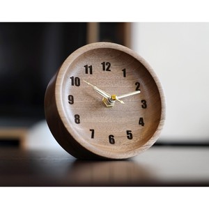 Reloj de Escritorio Minimalista de Madera, Movimiento de Cuarzo Circular, Visualización de Agujas, Funciona con Batería, Silencioso, Decorativo, Diseño Moderno - Product Image 4