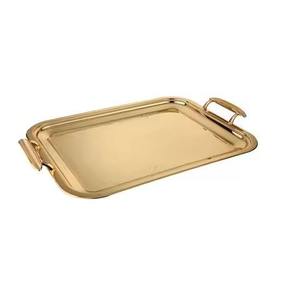 Creative Rectangular Shape <b>Mirror</b> Finished Metal <b>Tray</b> With Handle Handmade Home and Hotels Wedding Party Available - Product Image 3