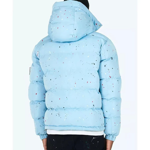 Mens Winter Lightweight Puffer Jacket Water Resistant Windproof Stand Collar Zipper Warm Outdoor Insulated <b>Coat</b> - Product Image 2