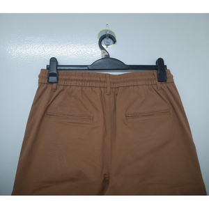 Pantalon cargo en twill extensible pour homme, coupe ajustée confortable avec taille élastique, plusieurs poches, tissu durable pour un style décontracté - Product Image 5