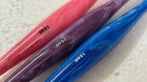Premium Multi-Colored Ergonomic Wooden <b>Crochet</b> <b>Hooks</b> for Smooth Knitting & <b>Crochet</b> Projects - Product Image 4