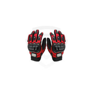 Gants de moto en cuir personnalisés pour l'hiver, à doigts entiers, pour la course, compatibles écran tactile, antidérapants, imperméables, respirants, avec protection des articulations - Product Image 2