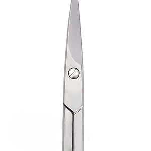 Hot Selling Black Coated Curved Blade Sharp Stainless Steel Cuticle Spring Scissors Eyelash Eyebrow <b>Makeup</b> <b>Tool</b> Custom Logo - Product Image 3