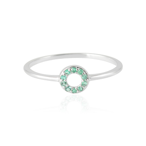 Bague minimaliste en argent sterling 925 plaqué or, sertie de zirconiums cubiques, bijoux fins de luxe pour mariage, fiançailles ou cadeau. - Product Image 6