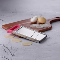 Slanke roestvrijstalen mandoline groentesnijder multifunctionele handmatige voedselrasp met superscherp mes, makkelijk schoon te maken, slank gereedschap