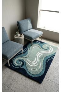 Designer Hand tufted Area Rug Premium Wool Carpet for Contemporary Home Decor and Interior Styling Projects at Wholesale Price - Product Image 6