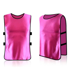 Unisex Adult Sleeveless Sports Vest Crew Neck Solid Color Breathable Polyester Regular Fit All Seasons Gold Purple - Product Image 6